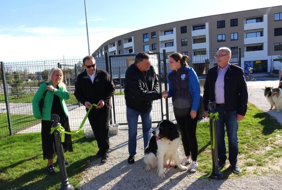 Grosuplje ima nov prostor za pasje prijatelje: odprli prvi pasji park