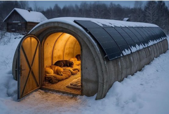 Ko mraz ogroža življenje: kako Madžarska s sončnimi zaveti&scaron;či re&scaron;uje brezdomne pse