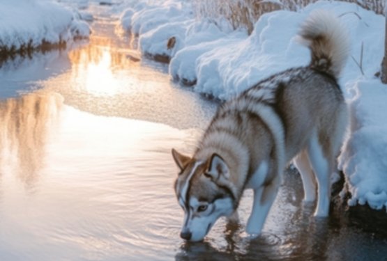Zakaj so psi pozimi pogosto žejni, čeprav tega ne opazimo