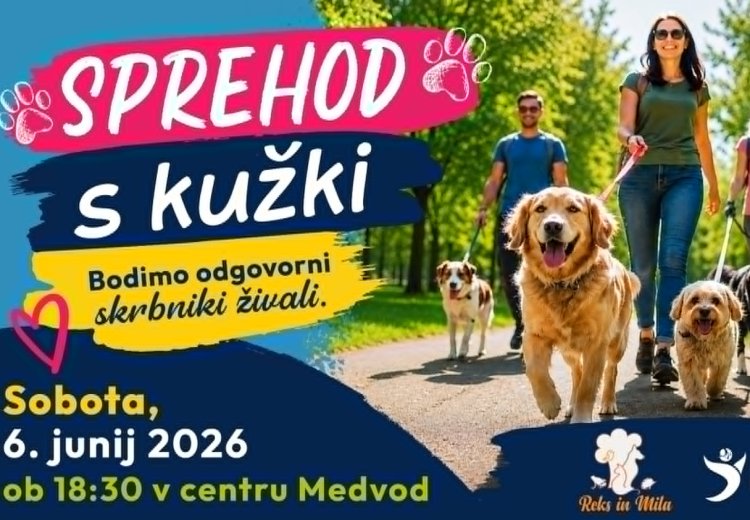 Sprehod s kužki: skupaj za odgovorno skrbni&scaron;tvo